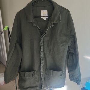 GAP Green Military Field Jacket Utility Style